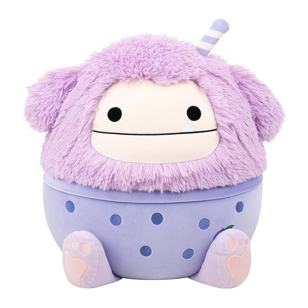 Jazwares Squishmallows Ζωάκια Φρουτάκια Λούτρινο Dilka the Boba Lavender Bigfoot 30.5 εκ