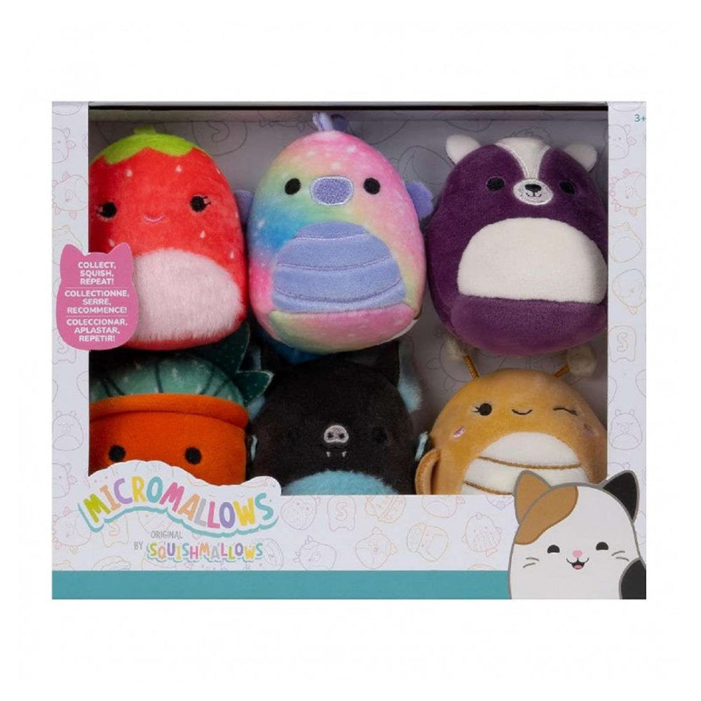 Jazwares Squishmallows - Micromallows Λούτρινα 6 εκ Σετ 6 Τμχ