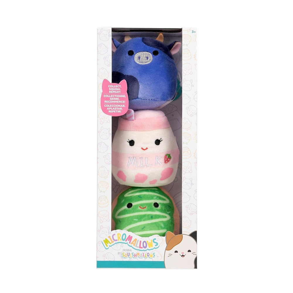 Jazwares Squishmallows - Micromallows Λούτρινα 6 εκ Σετ 3 Τμχ