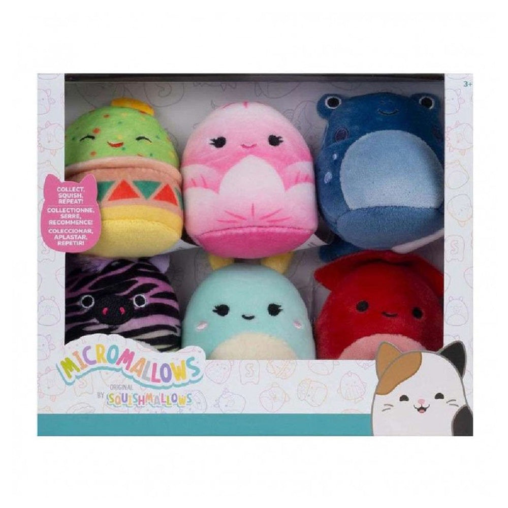 Jazwares Squishmallows - Micromallows Λούτρινα 6 εκ Σετ 6 Τμχ
