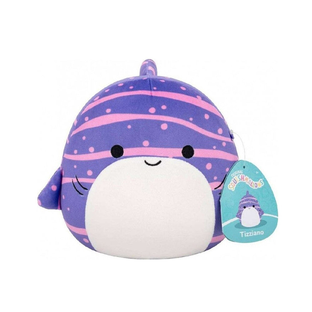 Jazwares Squishmallows Λούτρινο Tizziano The Purple Striped Whale Shark 30,5 εκ