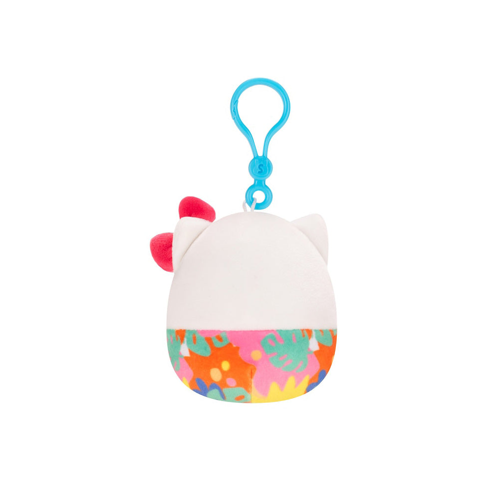 Jazwares Squishmallows Tropical Food Λούτρινο Μπρελόκ Hello Kitty 9 Εκ
