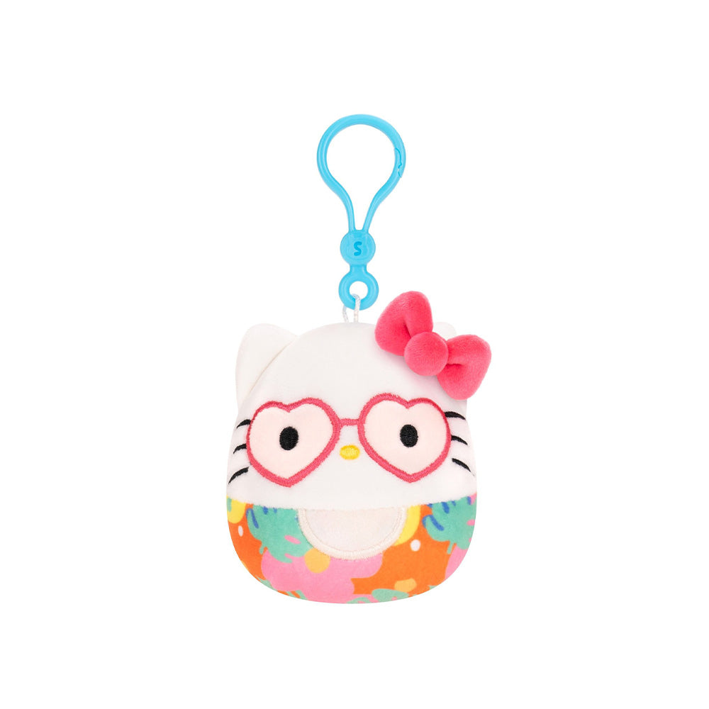 Jazwares Squishmallows Tropical Food Λούτρινο Μπρελόκ Hello Kitty 9 Εκ