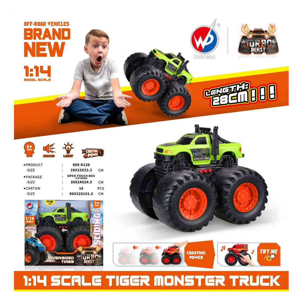 Jeep Offroad 1:14 Φρίξον Με Φώτα Και Ήχους 28εκ