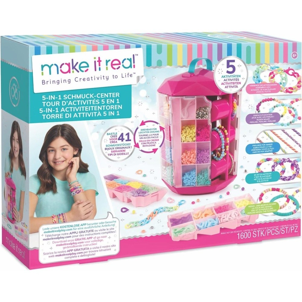 Make It Real!Jewellery 5 In 1 Activity Tower