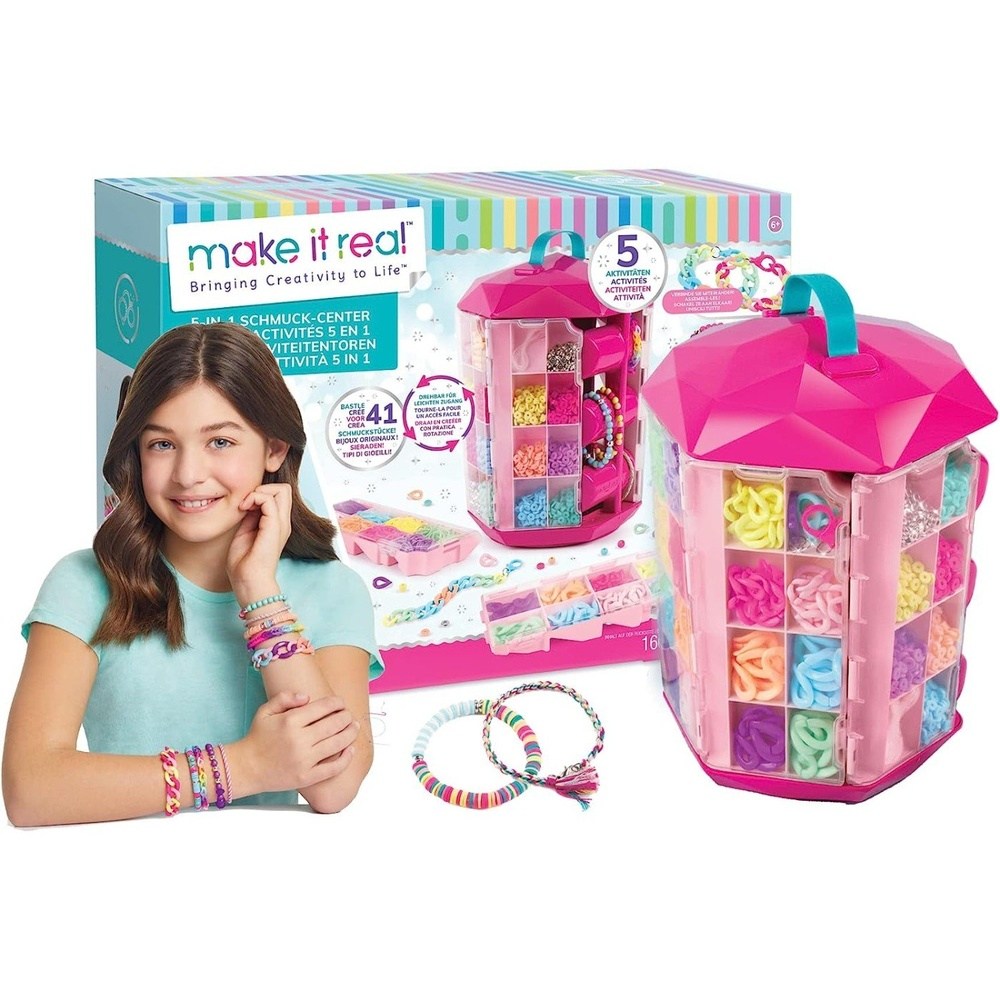 Make It Real!Jewellery 5 In 1 Activity Tower