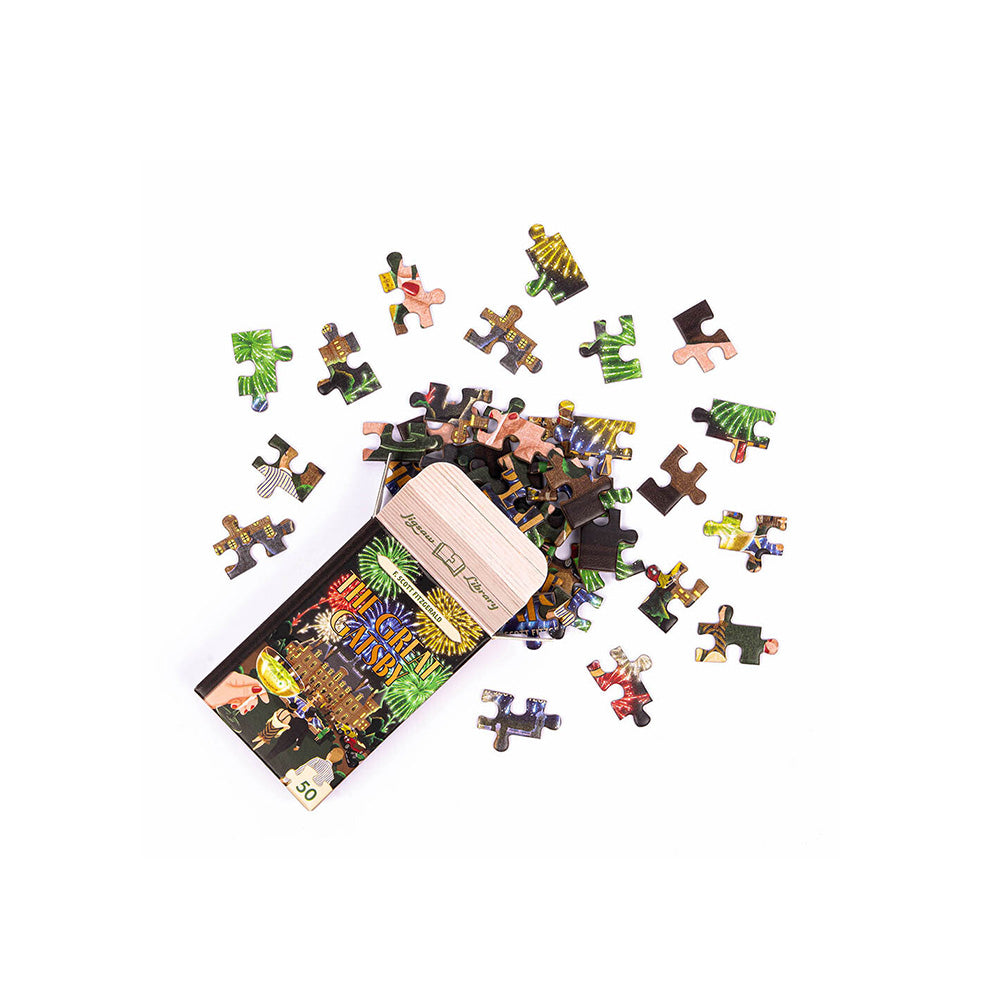 Jigsaw Library Mini Puzzle 50pcs 6 Σχέδια - 1τμχ