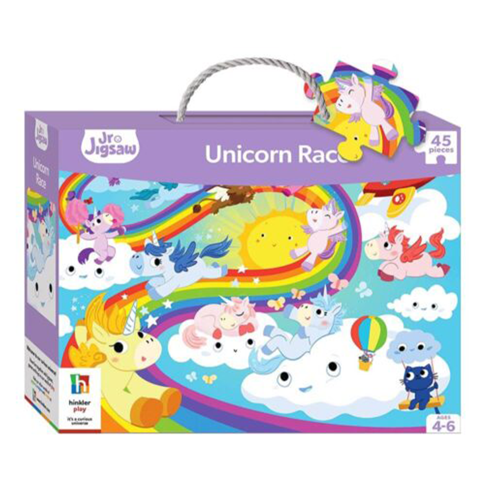 Junior Jigsaw Puzzle Small: Unicorn Race 45pcs