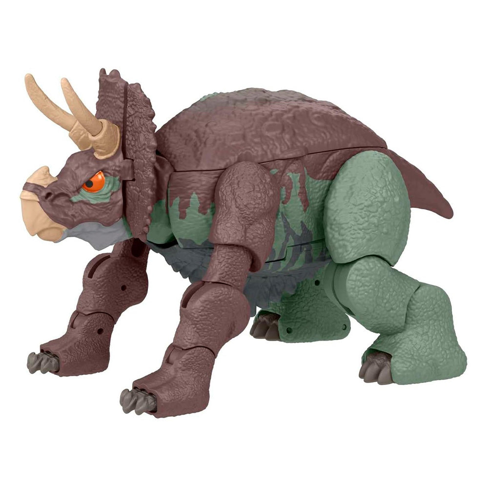 MattelMattel Jurassic World Fierce Changers Μεγάλοι Δεινόσαυροι 2 Σε 1 Giganotosaurus And Nasutoceratopspapell.gr