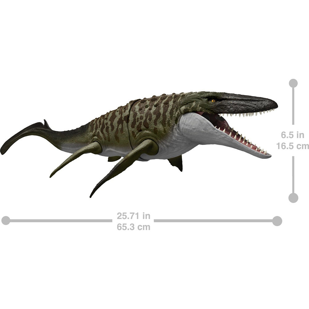 Jurassic World Rebirth Bite N Blast Mosasaurus And Mini Dilophosaurus Με Λειτουργία Κίνησης Και Ήχους, Φιγούρα Παιχνιδιού 