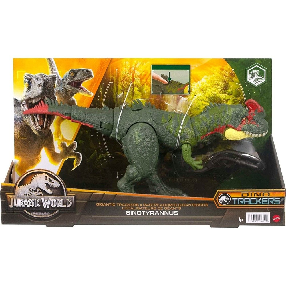 Mattel Jurassic World Dominion Gigantic Tracker Sinotyrannus Νεοι Μεγαλοι Δεινοσαυροι 35 Εκ.