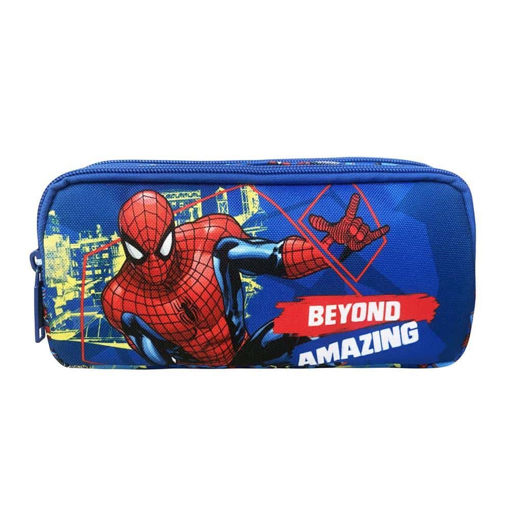 Must Σχολικη Κασετινα Βαρελακι Spiderman Beyond Amazing 2 Θηκες
