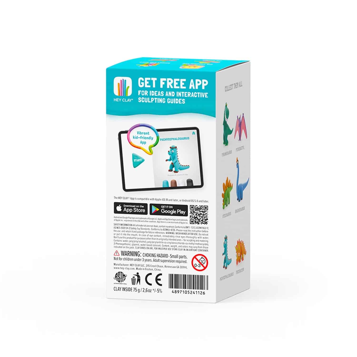 Hey Clay Claymates Pachycephalosaurus