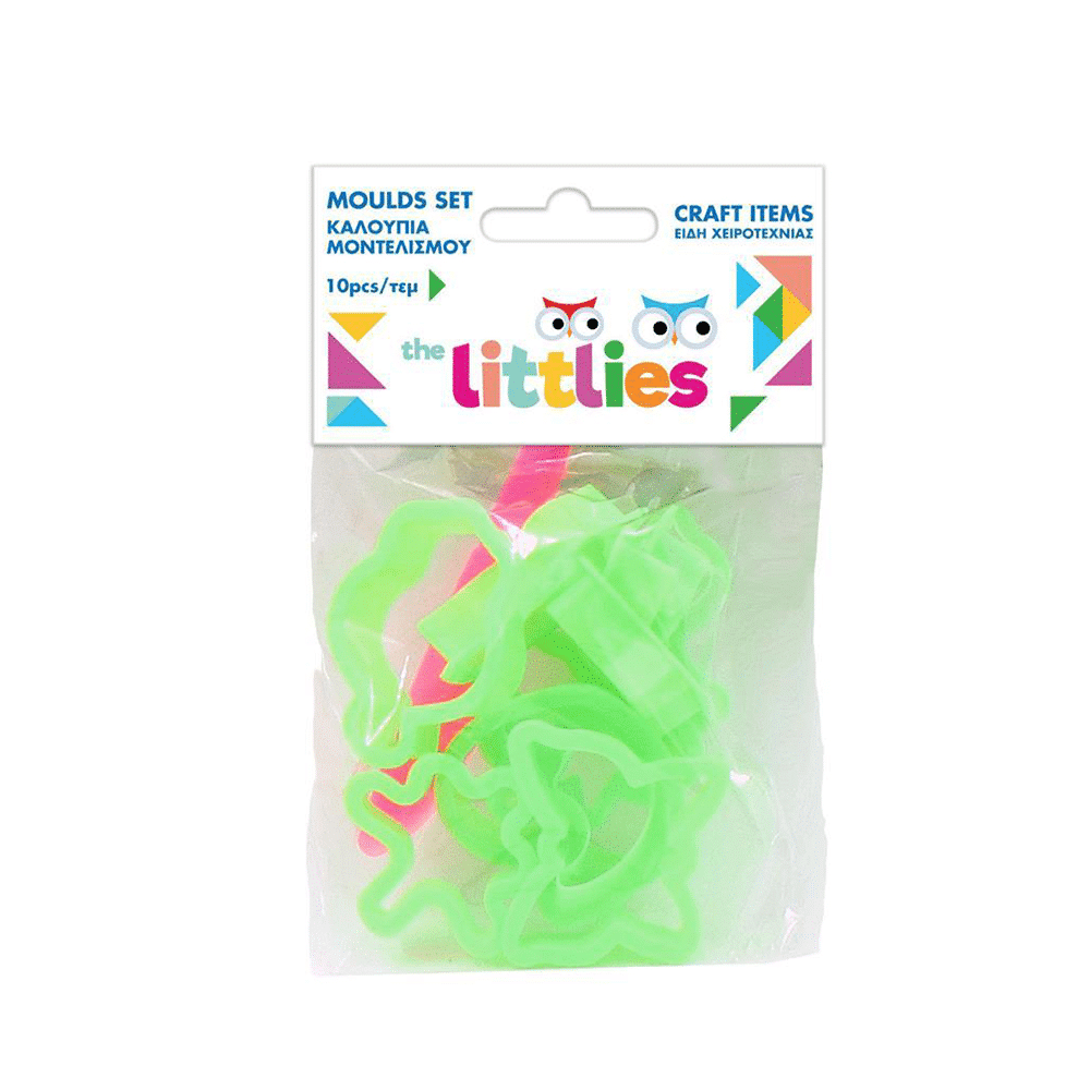 The Littlies Καλουπια Μοντελισμου Σετ 10Τεμ