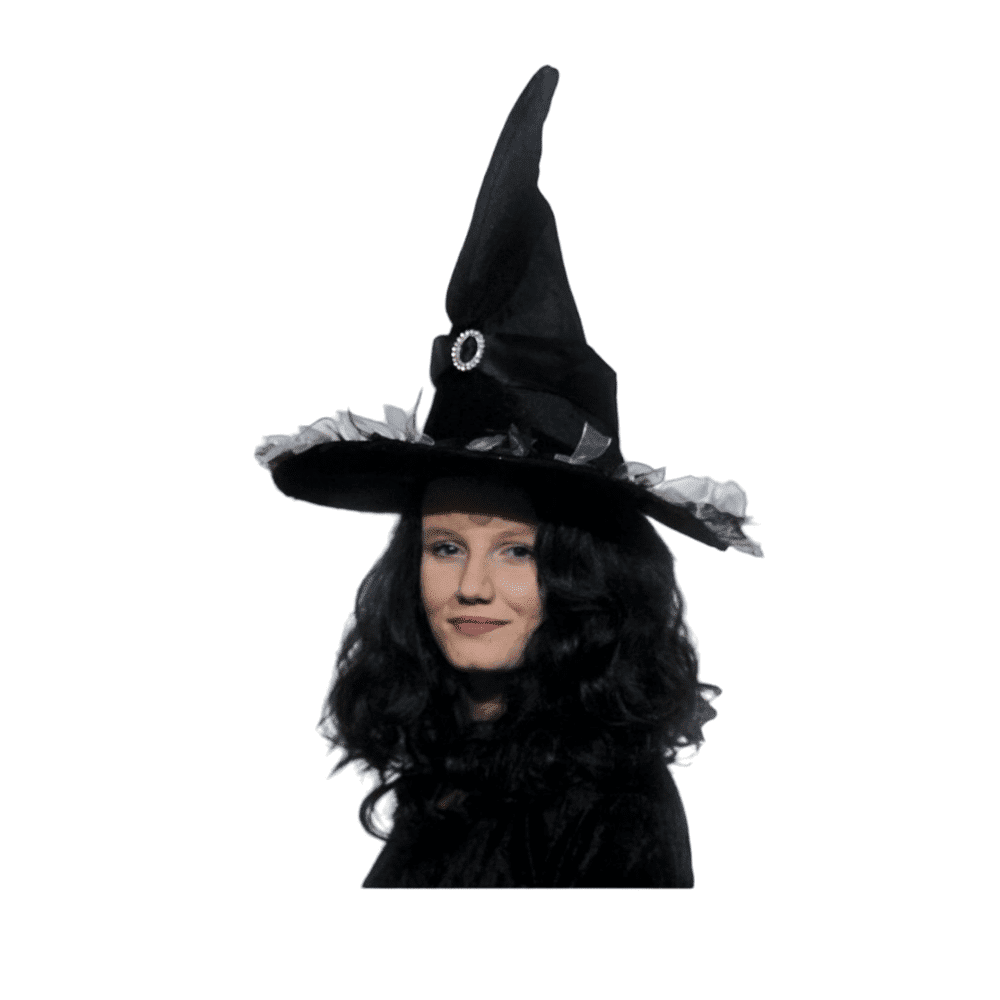 MaskarataΚαπέλο Μάγισσας Με Τούλι 2 Χρώματαpapell.gr