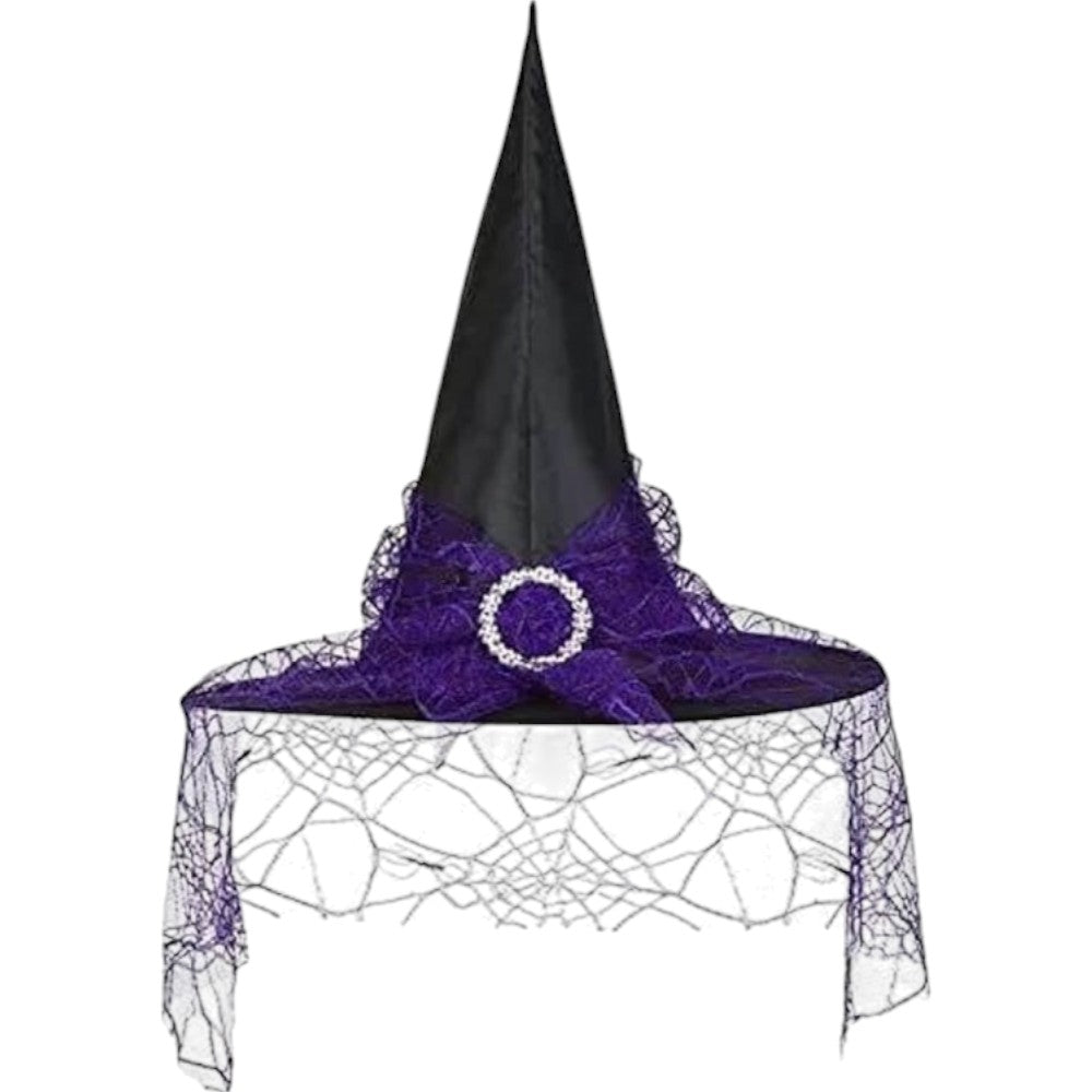 MaskarataΚαπέλο Μάγισσας Με Τούλι 2 Χρώματαpapell.gr