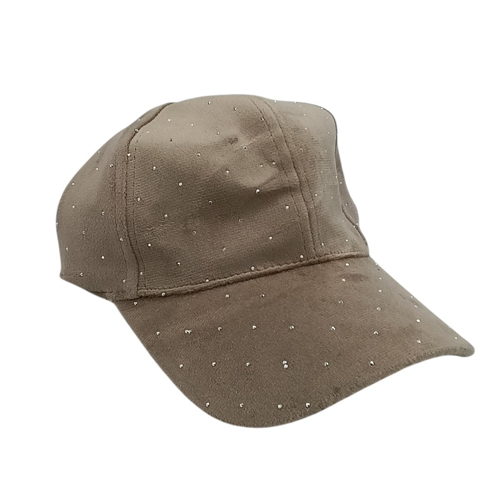 Καπέλο Velvet Με Στρας 3 Χρώματα -1 τμχ