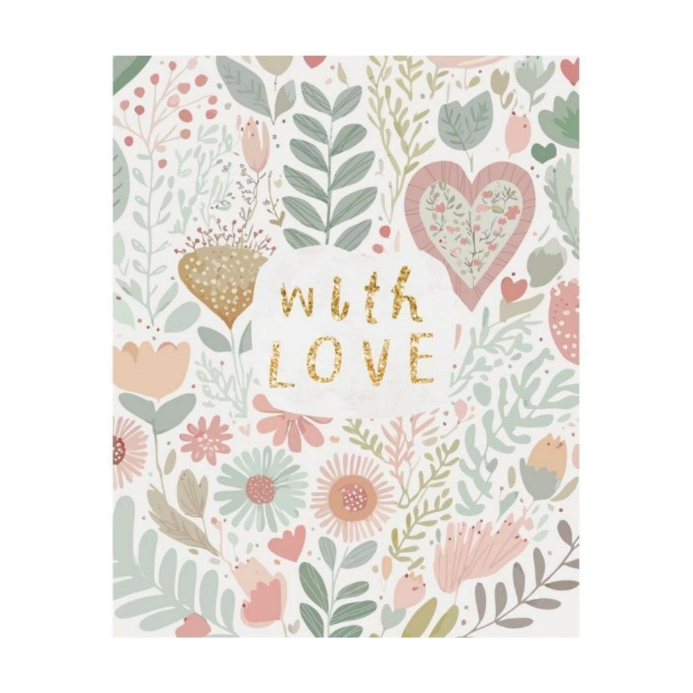Ευχετήρια Κάρτα With Love 9x11 εκ