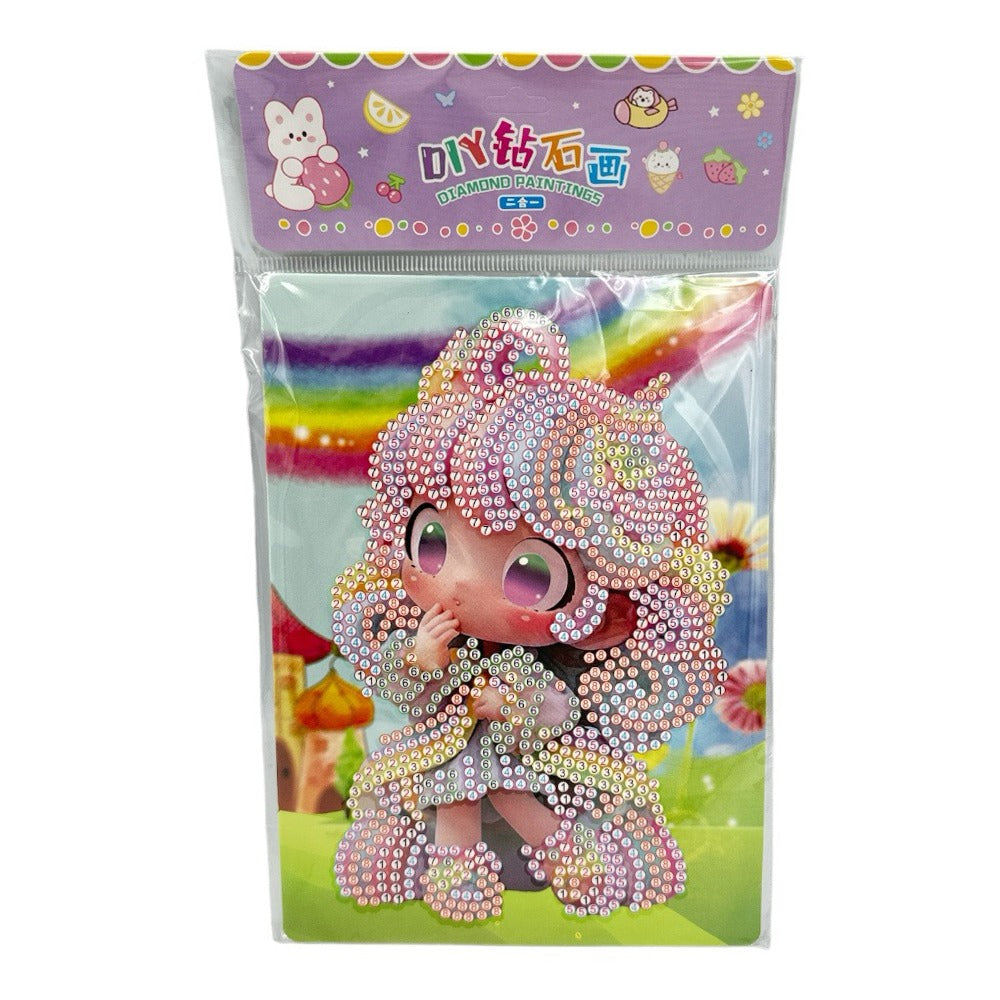 OEMΚατασκευή Μωσαικό Diamond Paintings Κοριτσάκι 5 Σχέδια - 1 Τμχpapell.gr