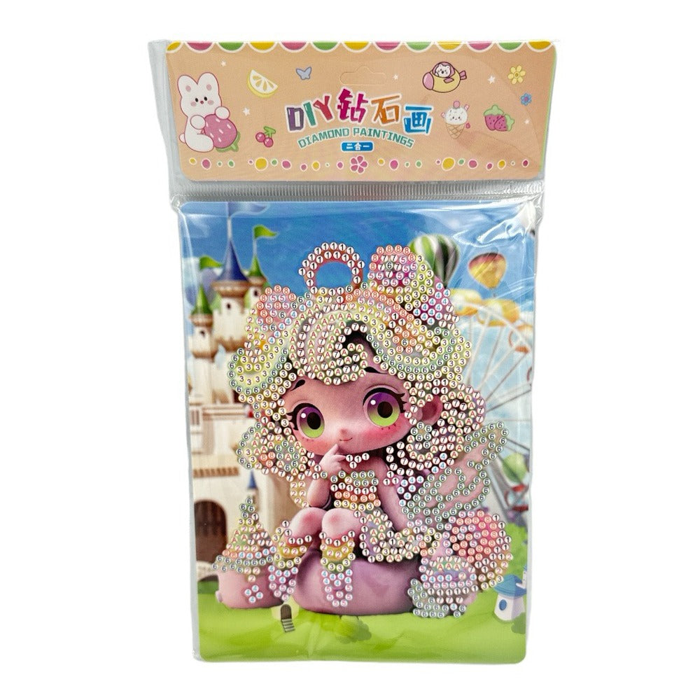 OEMΚατασκευή Μωσαικό Diamond Paintings Κοριτσάκι 5 Σχέδια - 1 Τμχpapell.gr