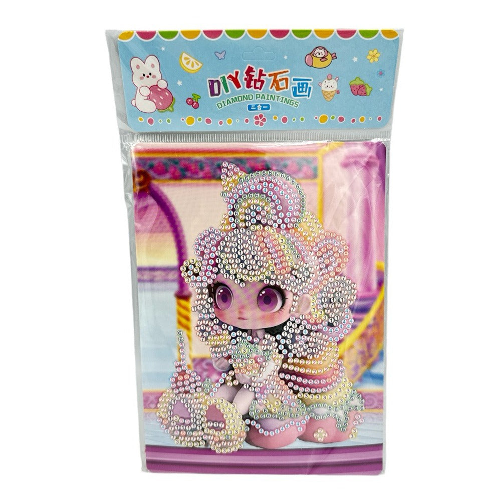 OEMΚατασκευή Μωσαικό Diamond Paintings Κοριτσάκι 5 Σχέδια - 1 Τμχpapell.gr