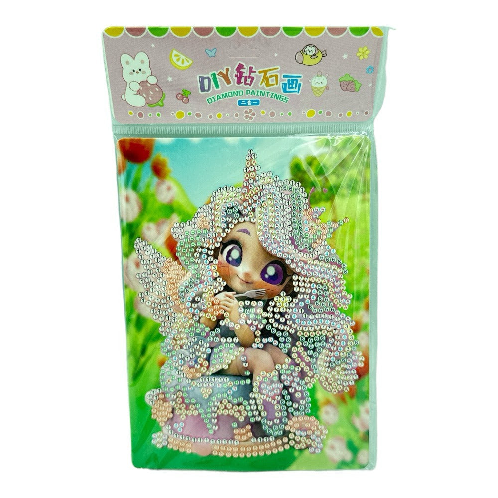 OEMΚατασκευή Μωσαικό Diamond Paintings Κοριτσάκι 5 Σχέδια - 1 Τμχpapell.gr