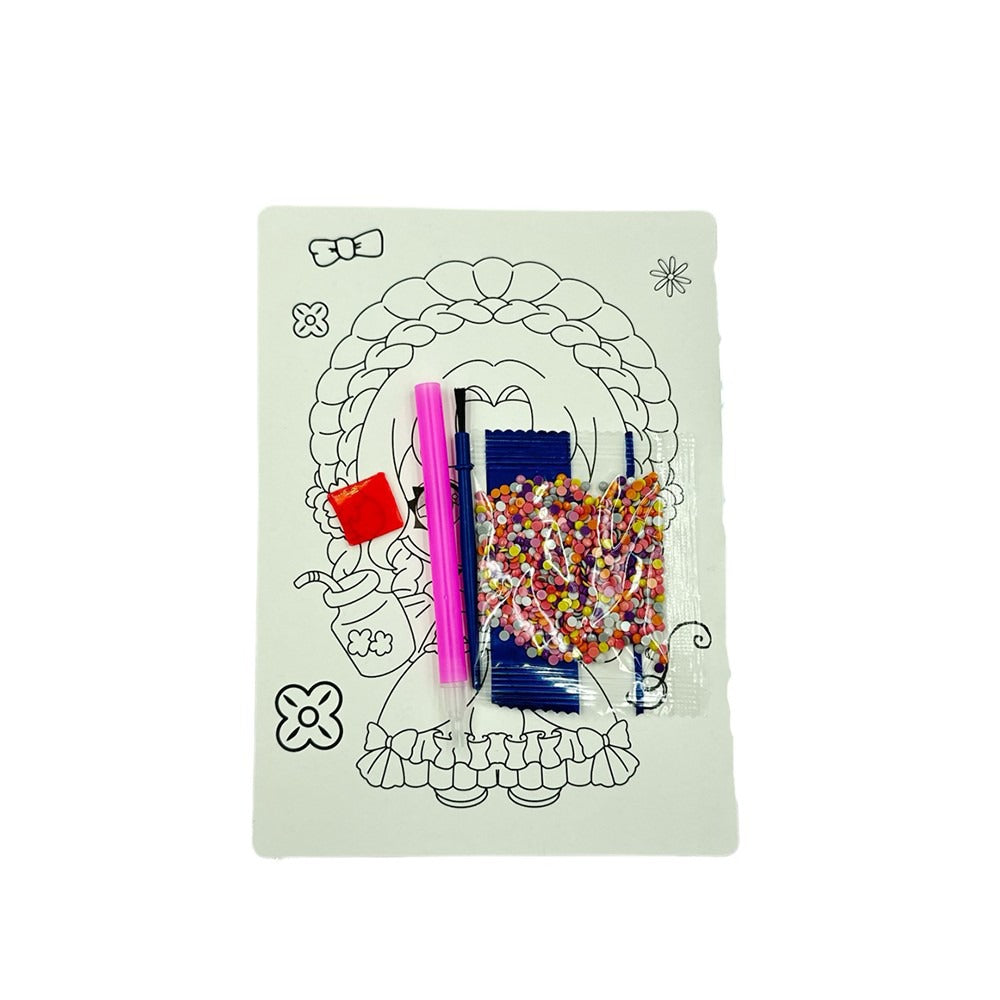 OEMΚατασκευή Μωσαικό Diamond Paintings Κοριτσάκι 5 Σχέδια - 1 Τμχpapell.gr