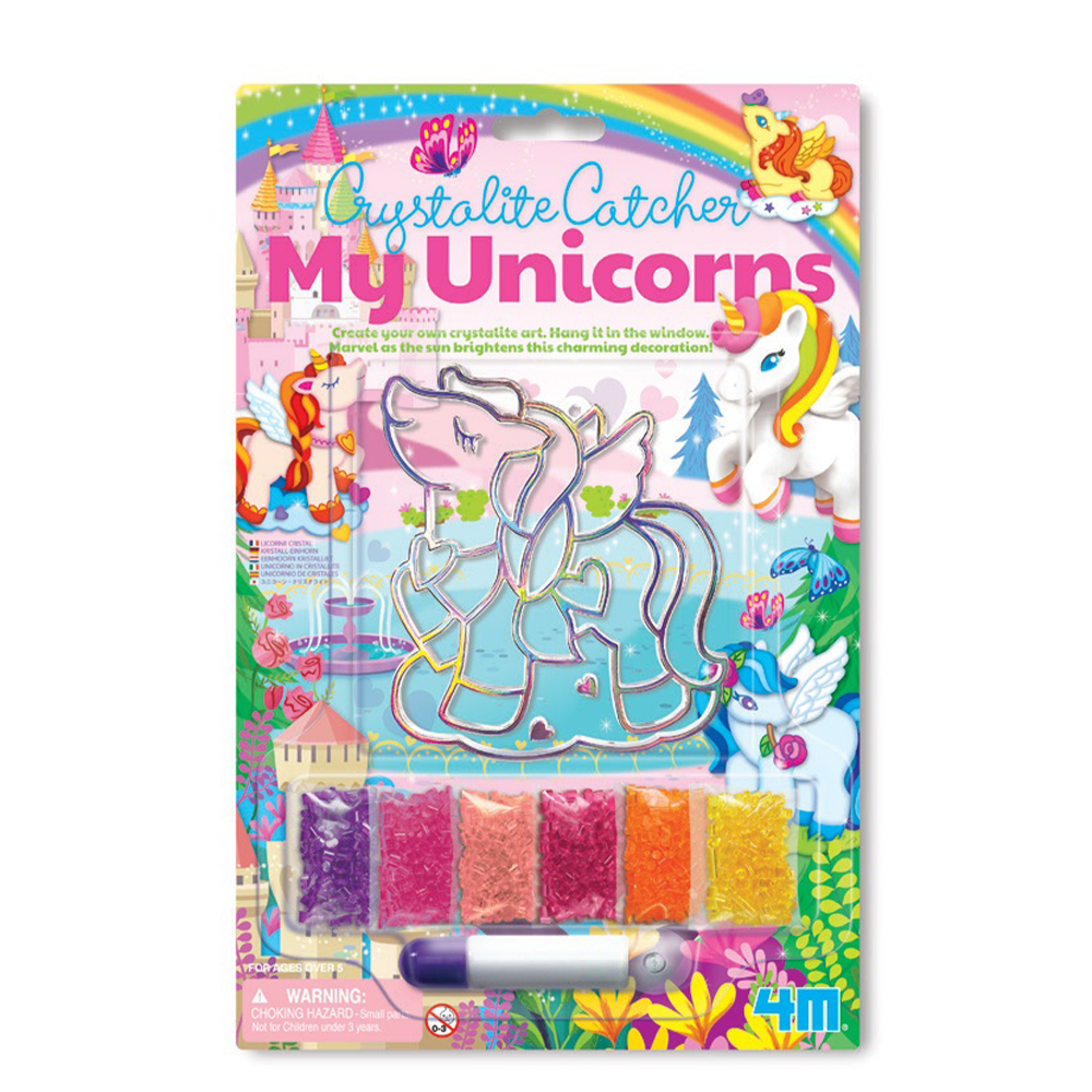 4Μ Κατασκευή Ψηφιδωτά Μονόκεροι (4 Σχέδια) 1 Τμχ