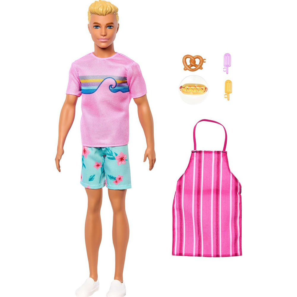 Barbie Mysteries: Beach Detectives Ken Κούκλα Και Αξεσουάρ Μαγειρικής 