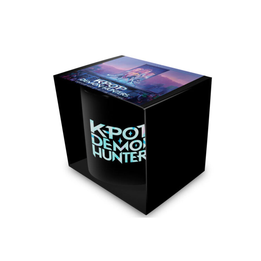 Κεραμική Κούπα K-Pop Demon Hunters (K Pop Logo) Black Pod 315ml