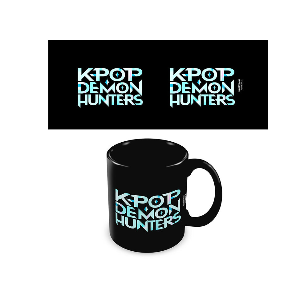 Κεραμική Κούπα K-Pop Demon Hunters (K Pop Logo) Black Pod 315ml