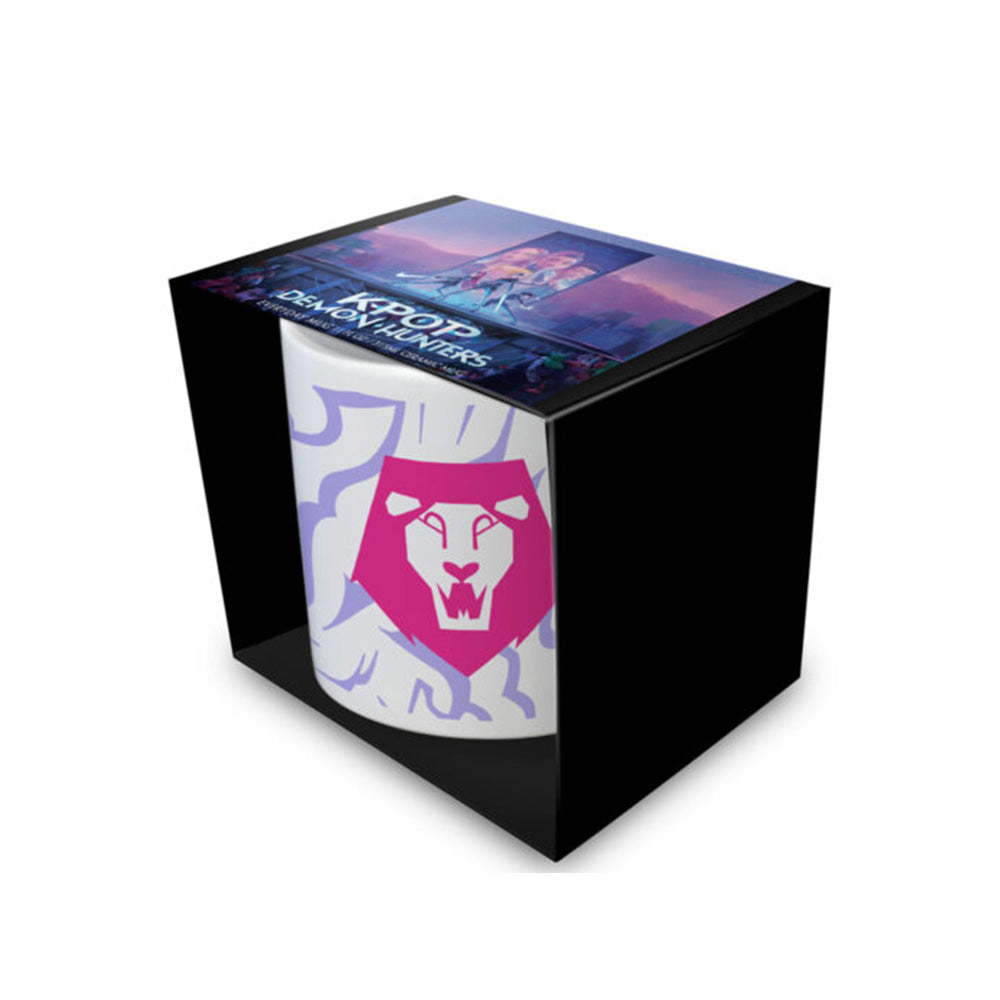 Κεραμική Κούπα K-Pop Demon Hunters (Saja Boys Logo) White Pod 315ml