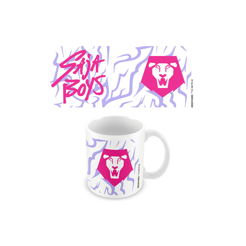 Κεραμική Κούπα K-Pop Demon Hunters (Saja Boys Logo) White Pod 315ml