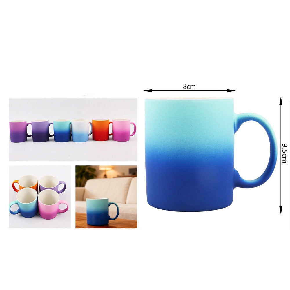 Κεραμική Κούπα Ombre 9,5 x 8 εκ σε 6 Χρώματα – 1 Τμχ