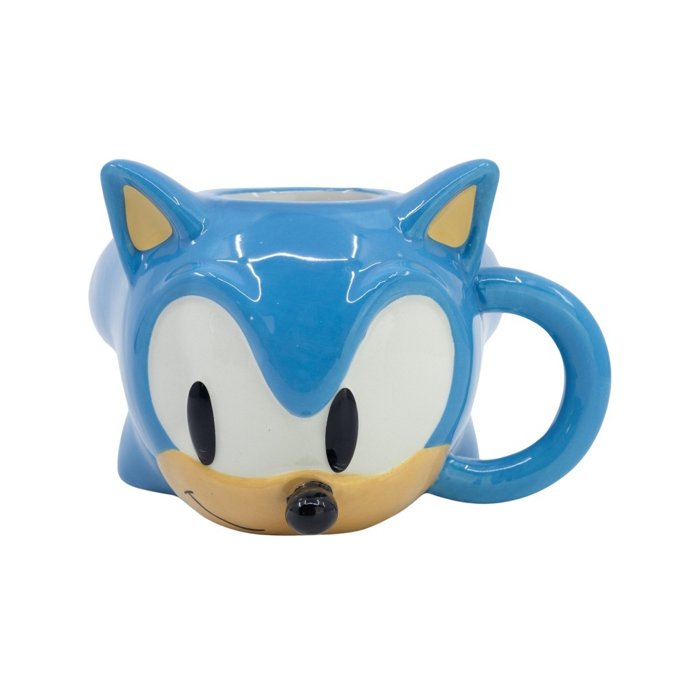 Stor Κεραμική Κούπα Sonic the Head 3D 350ml