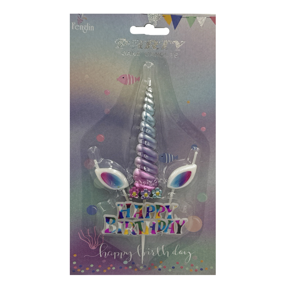 OEMΚερί Happy Birthday Unicorn 12εκpapell.gr