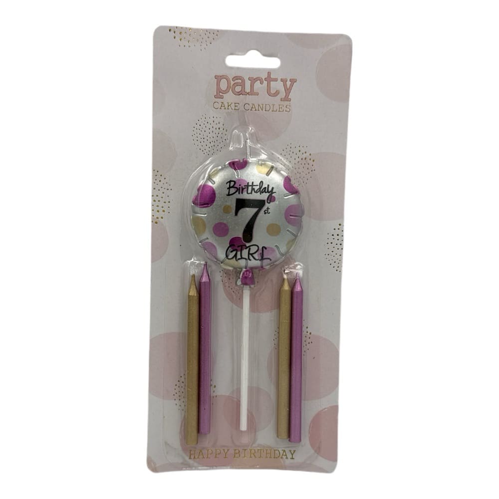 ΟΕΜΚεριά Αριθμός Σε Μπαλόνι Ροζ + Απλά 5Τμχ Νοpapell.gr