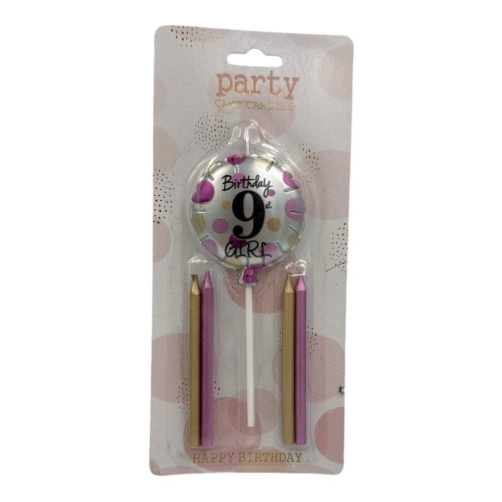 ΟΕΜΚεριά Αριθμός Σε Μπαλόνι Ροζ + Απλά 5Τμχ Νοpapell.gr