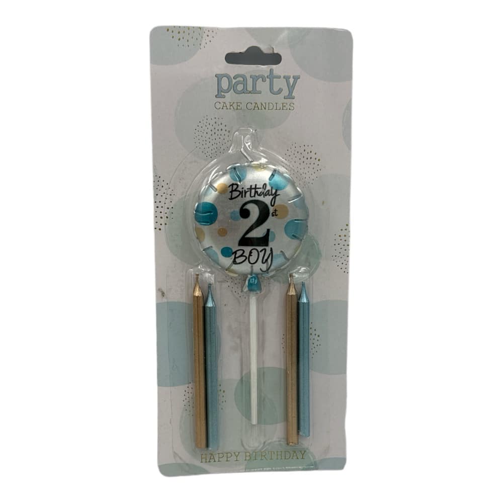 OEMΚεριά Αριθμός Σε Μπαλόνι Γαλάζιο + Απλά 5Τμχ Νοpapell.gr