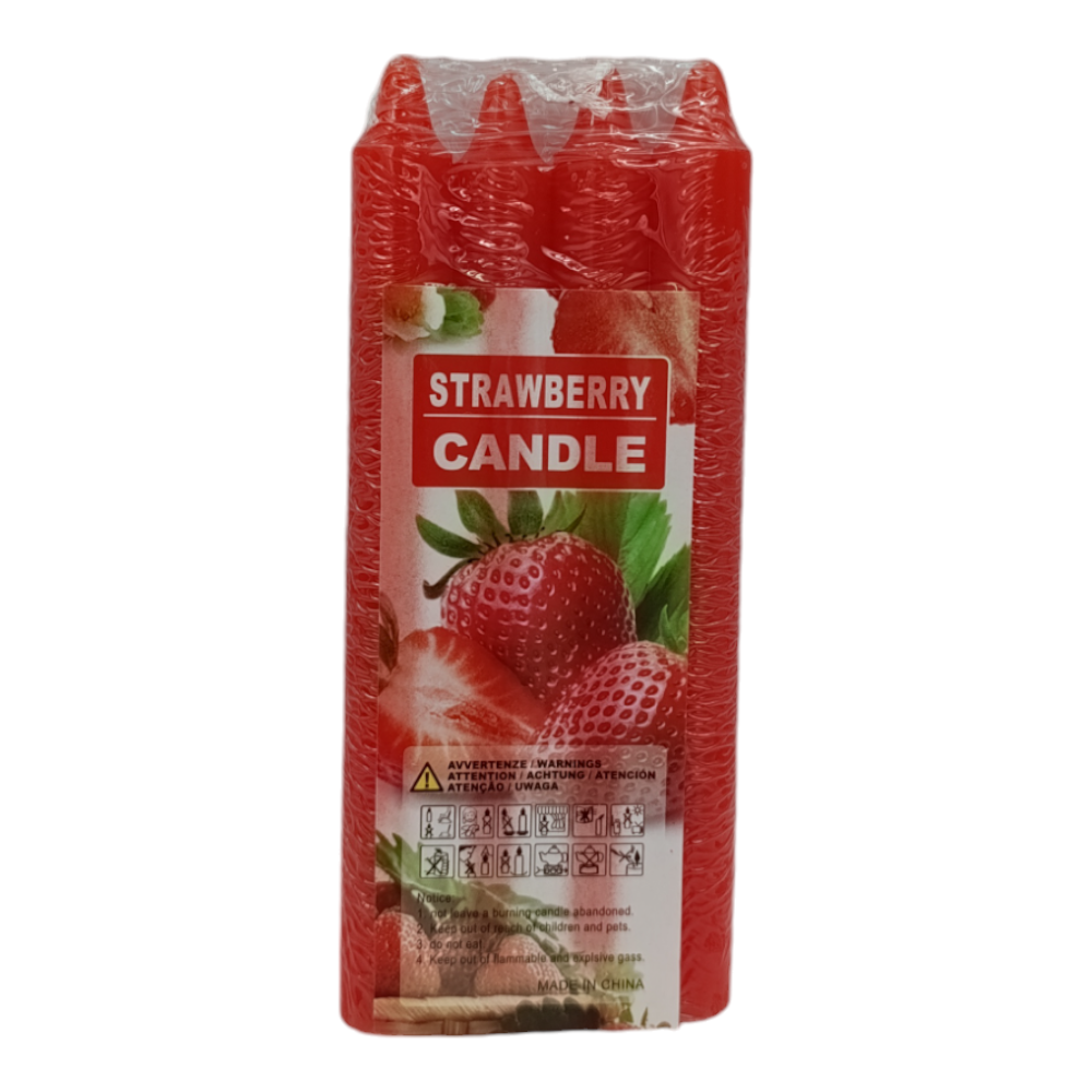 Κεριά Αρωματικά Μακριά 17Χ1.7εκ 4Τμχ 2 Χρώματα