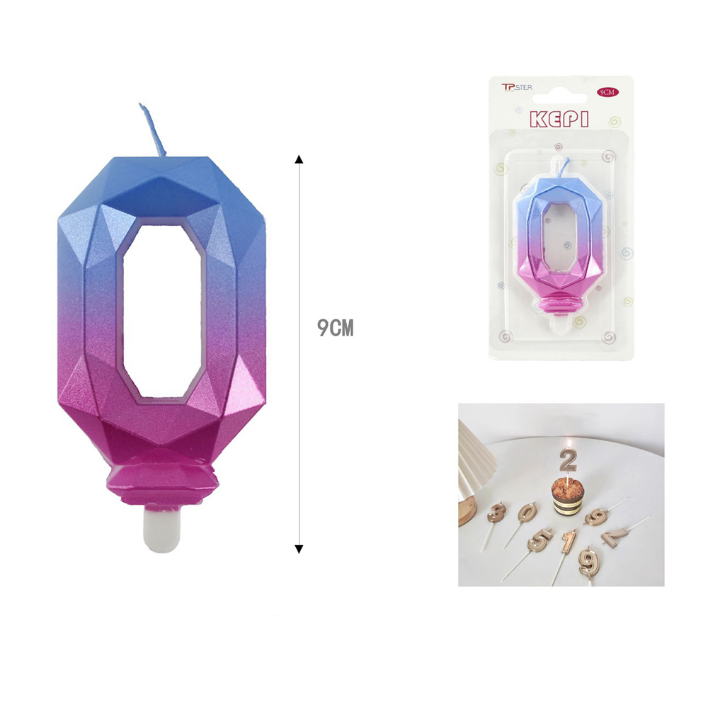 OEMΚερί Τούρτας Γενεθλίων Πολύχρωμο 9 Εκpapell.gr