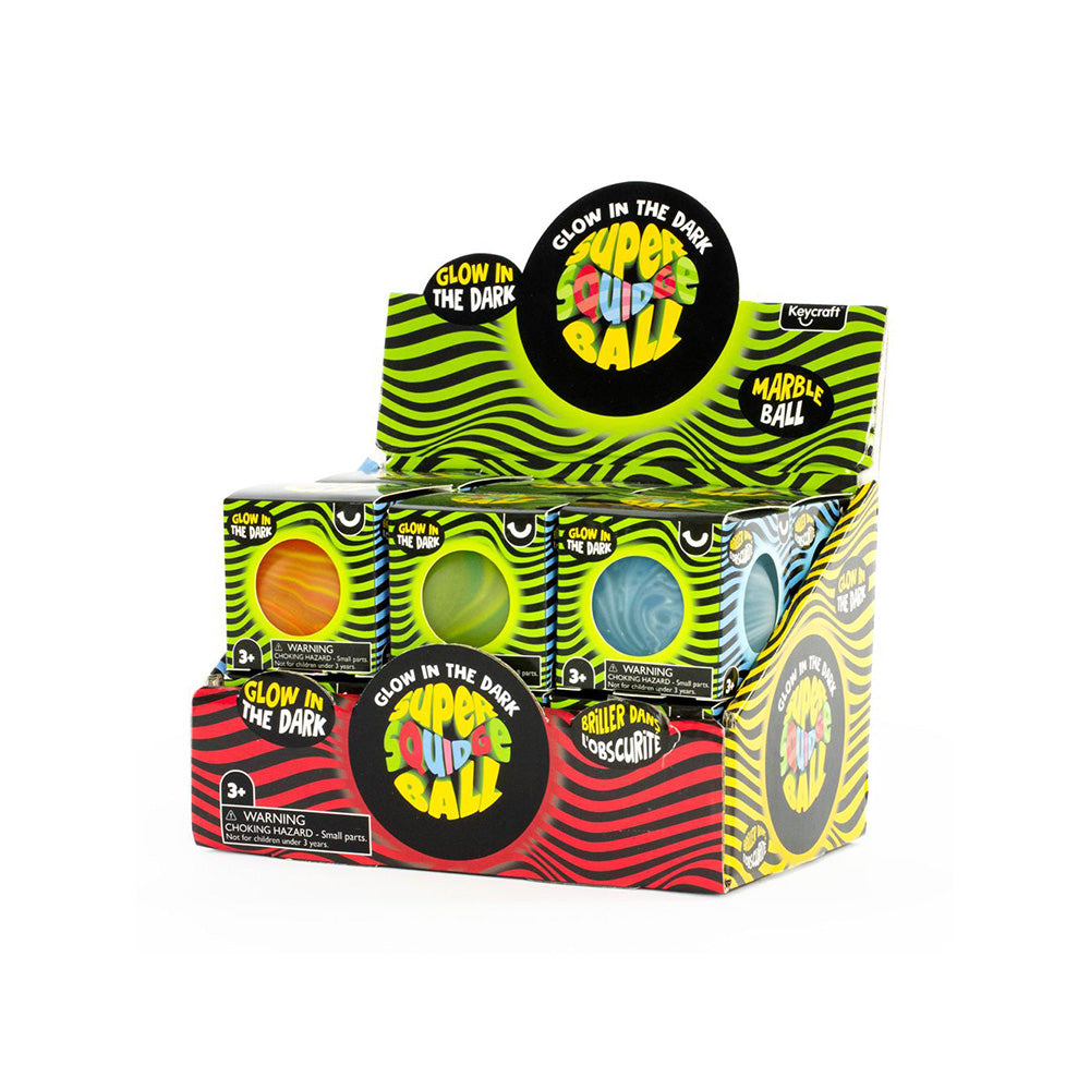 Glow in the Dark Super Squidge Ball 5,5 εκ  Anti-Stress
