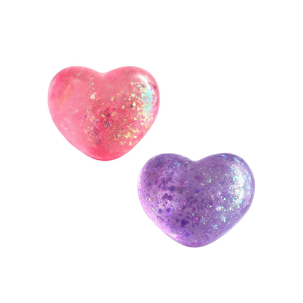  Squishy Sparkly Heart – Anti-Stress Καρδιά με Glitter 
