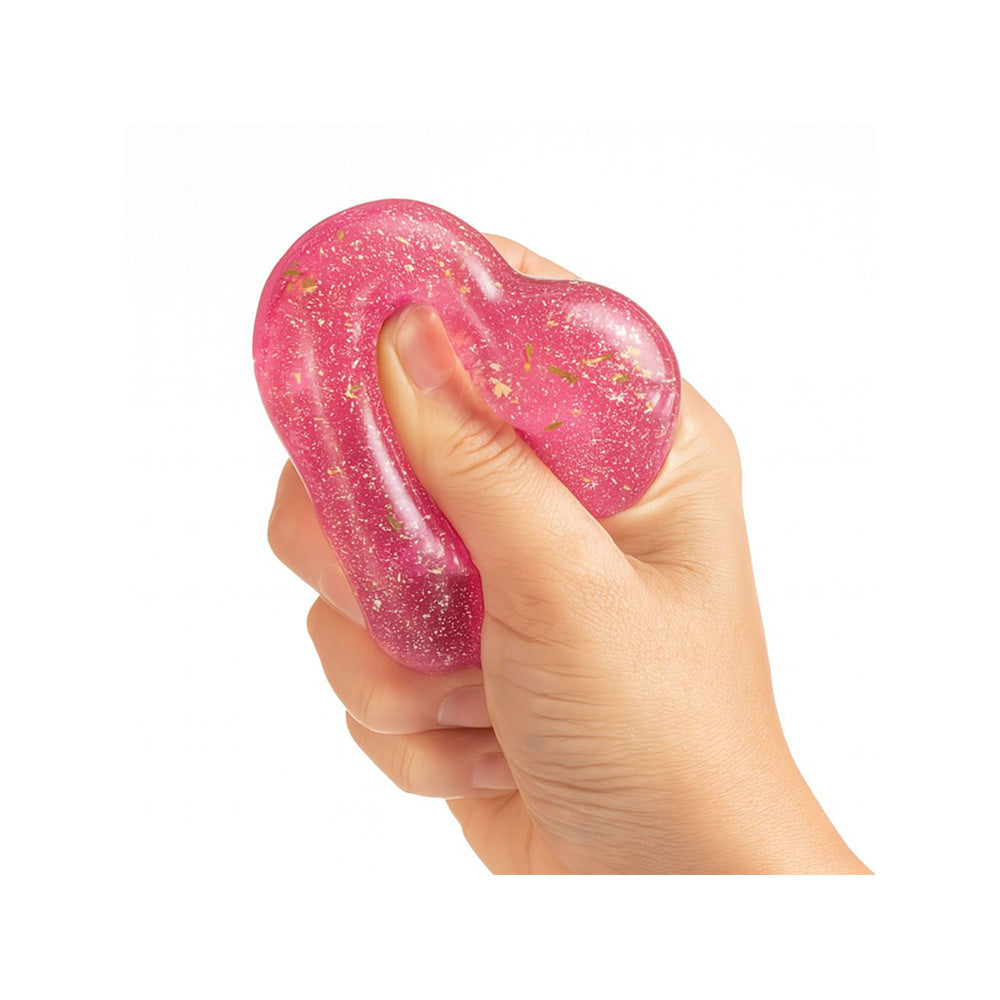  Squishy Sparkly Heart – Anti-Stress Καρδιά με Glitter 
