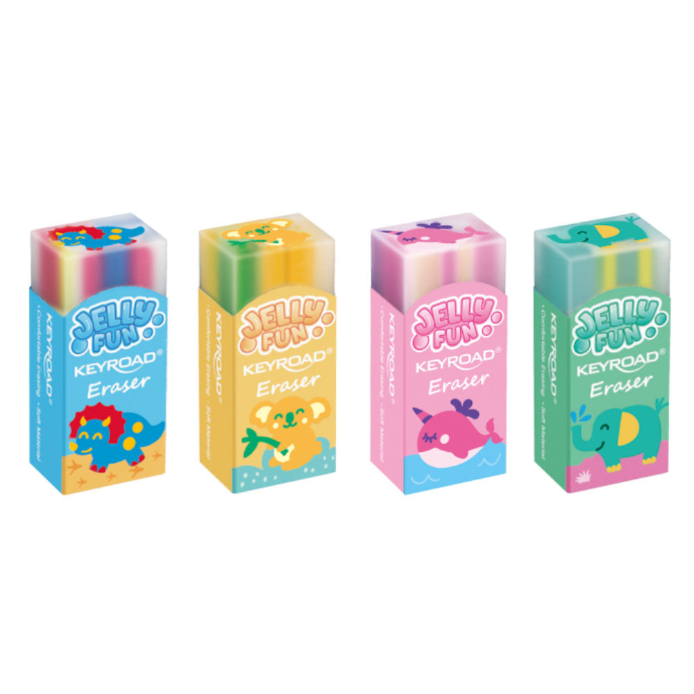 Keyroad Jelly Fun Γόμα PVC Free σε 4 Χρώματα - 1 Τμχ