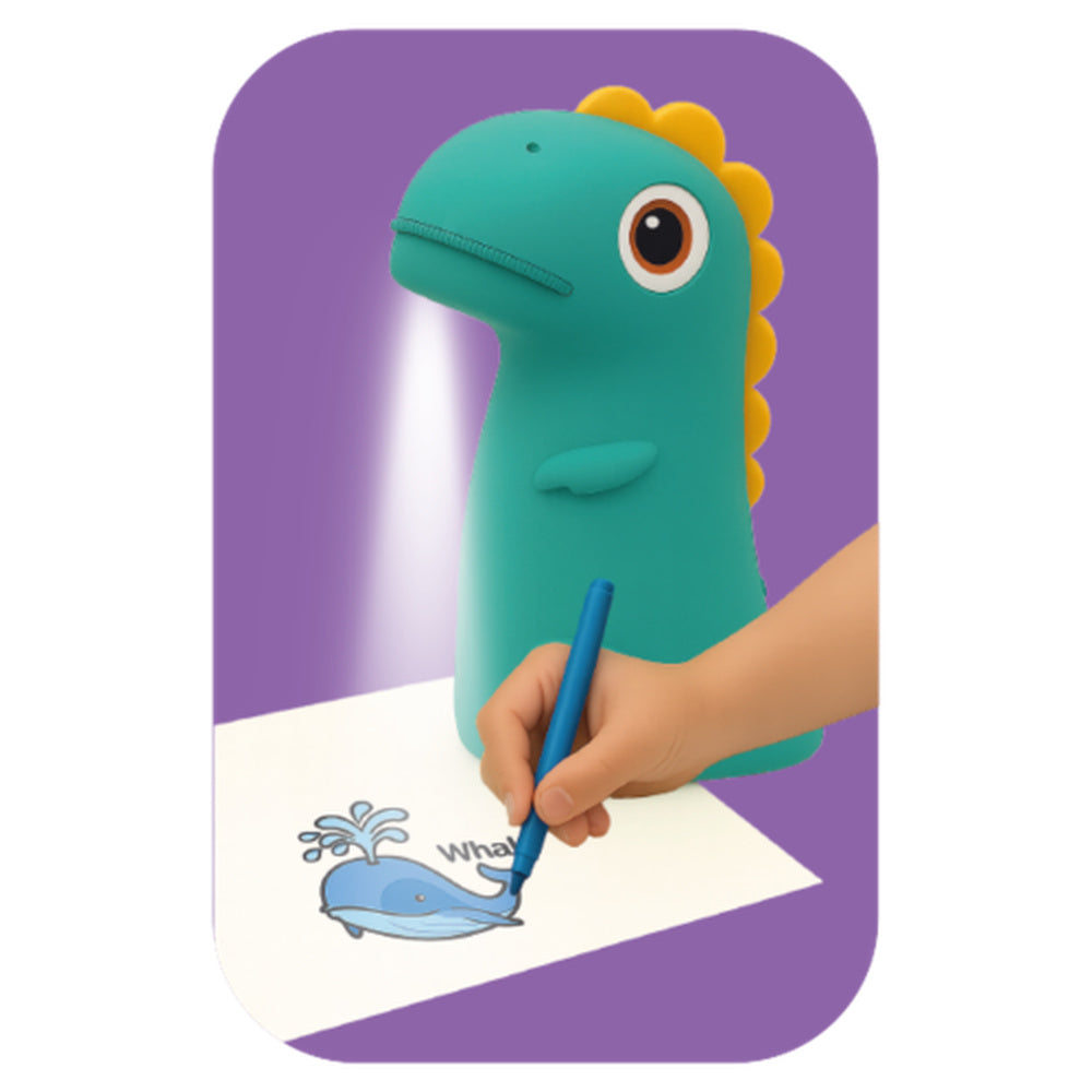 Kiddoboo Προτζέκτορας Ζωγραφικής Dino's Art Green — εικόνα 4