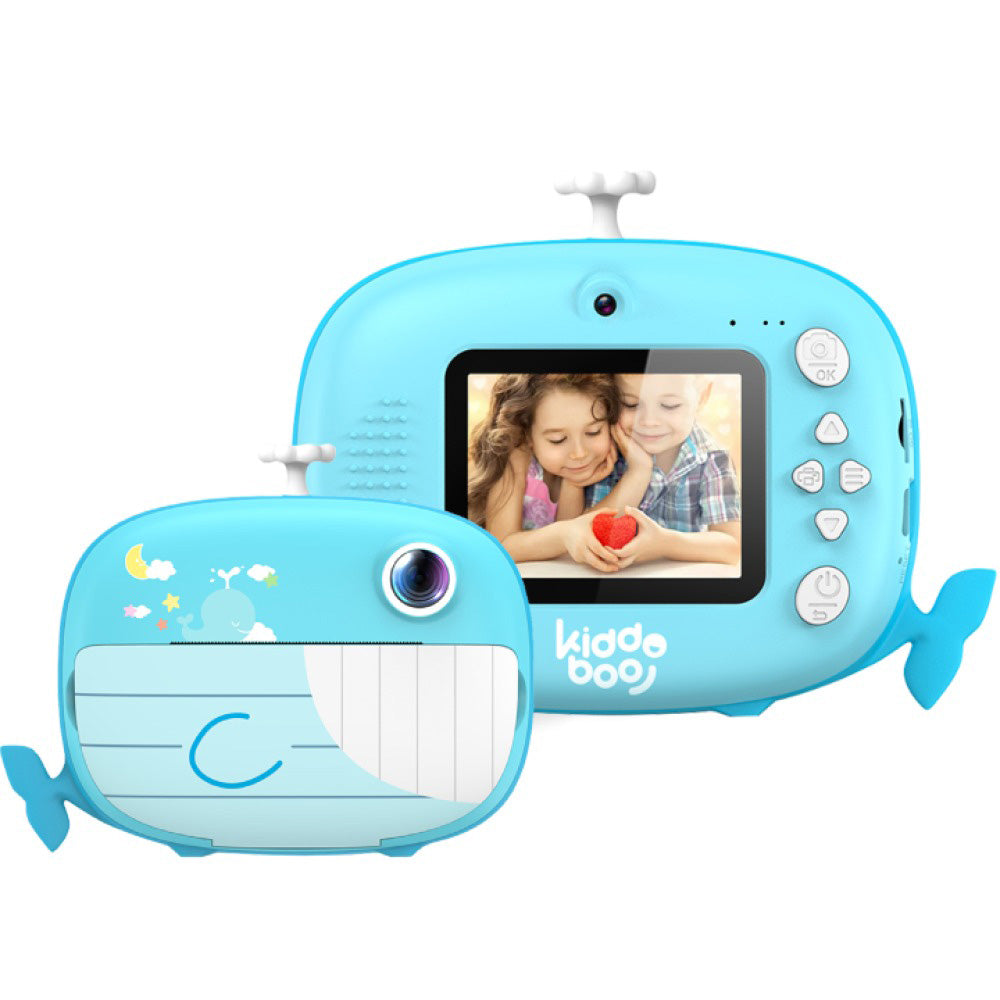 Kiddoboo FotoFun 2 Whale Παιδική Κάμερα Άμεσης Εκτύπωσης – Μπλε
