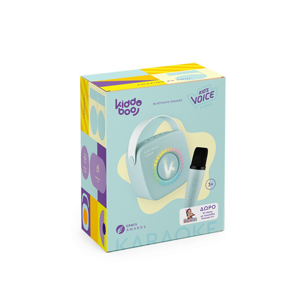 Kiddoboo Mini Karaoke Speaker & Microphone –  Μπλε (NikoletaTV Edition)