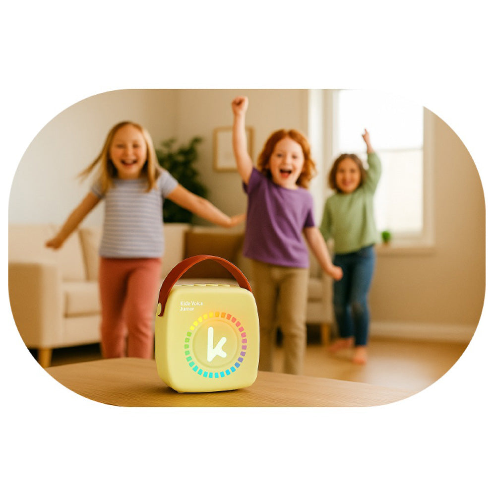 Kiddoboo Mini Karaoke Speaker & Microphone –  Κίτρινο (NikoletaTV Edition)