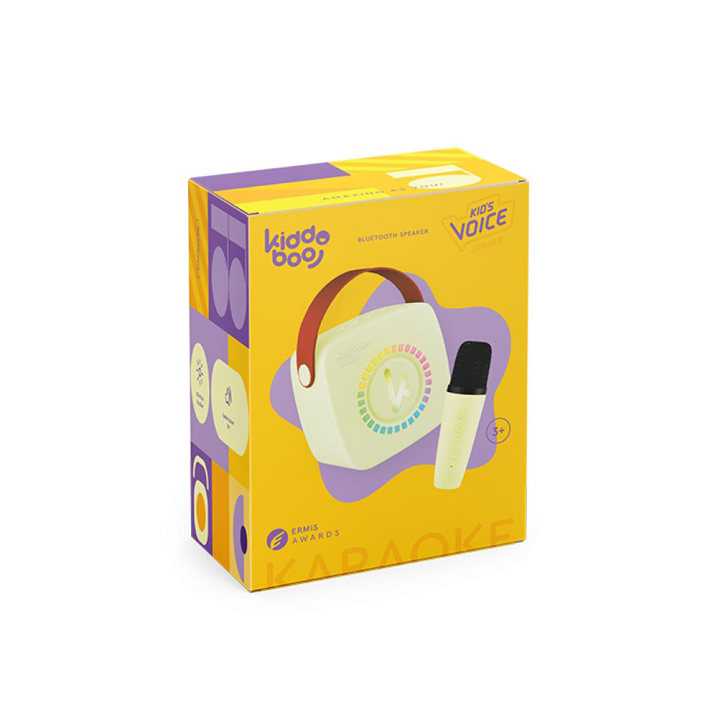 Kiddoboo Mini Karaoke Speaker & Microphone –  Κίτρινο (NikoletaTV Edition)